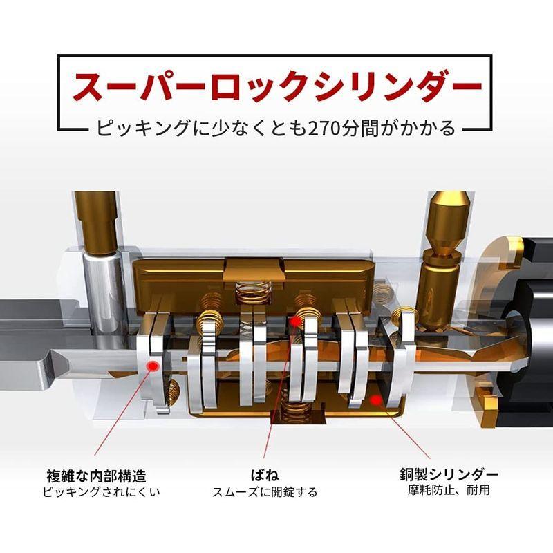 Akm バイクロック高い耐切断性極太チェーンロック F 直径 10mm 10ｍｍ U字ロック付き 自転車原付オートバイ盗難防止 重量感 Buzzone 通販 Yahoo ショッピング