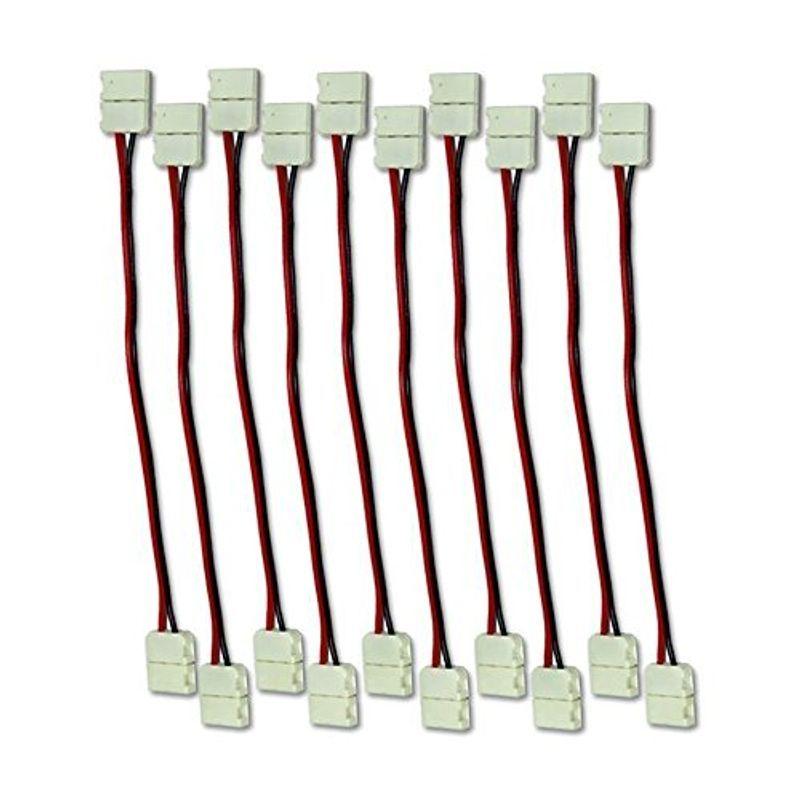10本セット LEDテープ 延長用ケーブル コネクタ 8mm 3528 SMD 単色用 半田付け不要 (8mm 単色用延長ケーブルコネクタ) :20220211025553-00725:BuzzOne - 通販 - Yahoo!ショッピング 10本セット LEDテープ 延長用ケーブル コネクタ 8mm 3528 SMD 単色用 半田付け不要 (8mm 単色用延長ケーブルコネクタ) :20220211025553-00725:BuzzOne - 通販 - Yahoo!ショッピング