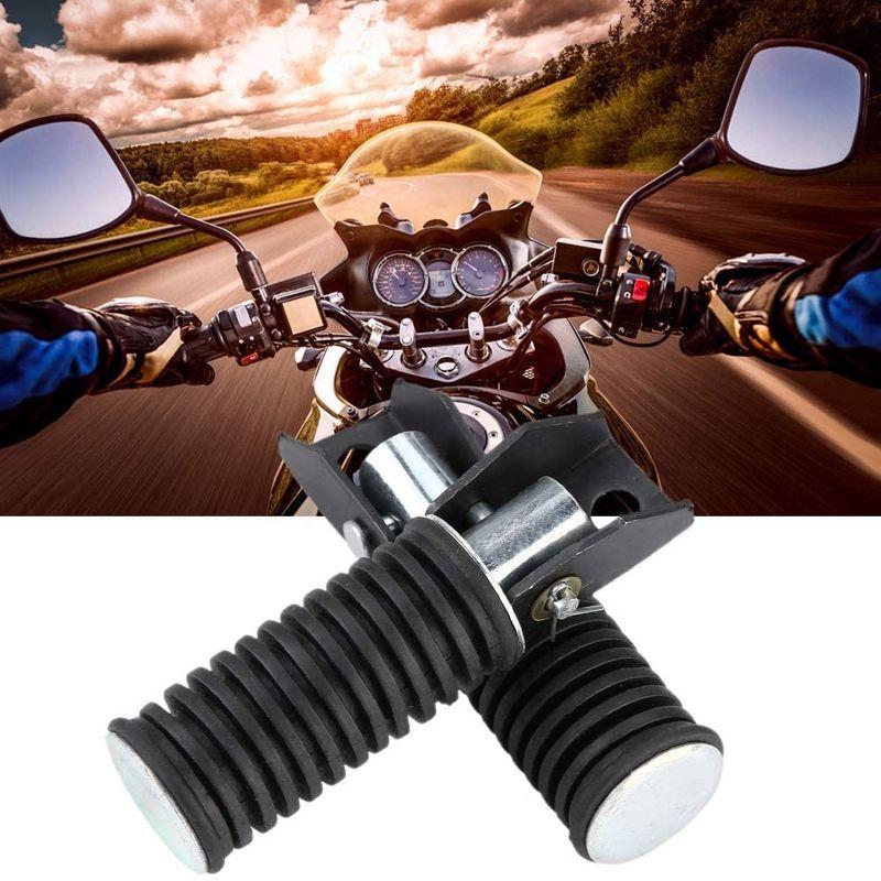 汎用 フットペグ ステップ M8 フッドペグペダル フロントフットレスト 左右 通販 汎用 フットペグ ステップ M8 フッドペグペダル フロントフットレスト 銀