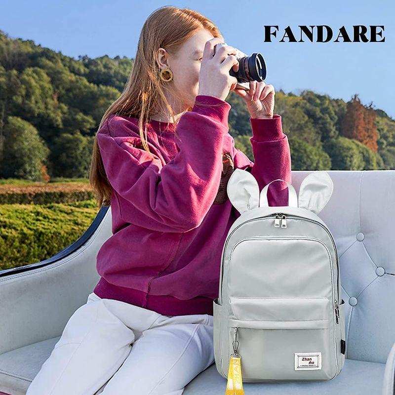 Fandare リュック レディース かわいい ウサギ耳付き リュックサック 女の子 軽量 15 6インチpc収納 大容量防水 バックパック Buzzone 通販 Yahoo ショッピング
