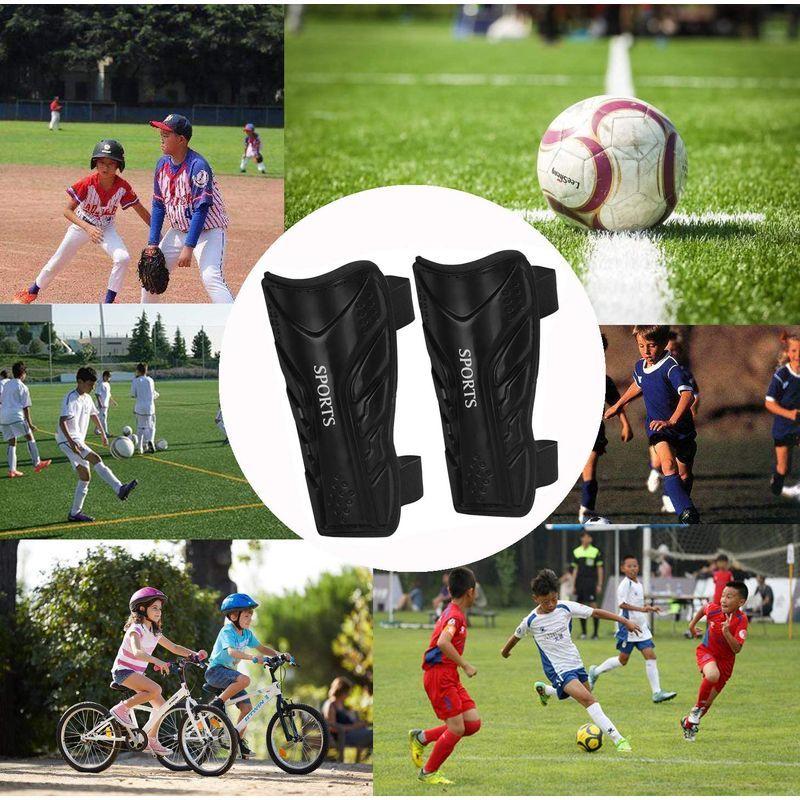 すね当て ジュニア サッカー シンガード 子供 5 11歳 フットサル 自転車 野球 バイク 脛 プロテクター 保護パッド 衝撃吸収 調節可 Buzzone 通販 Yahoo ショッピング