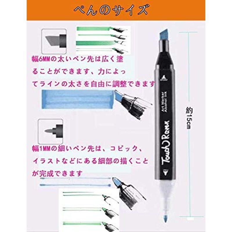 Hosum マーカーペン イラストマーカー 100色 セット 水彩ペン 2種類のペン先 太字 細字 油性コミック用 塗り絵 描画 落書き 学 V9zh2mwzsr キッチン 日用品 文具 Aslanmoden At