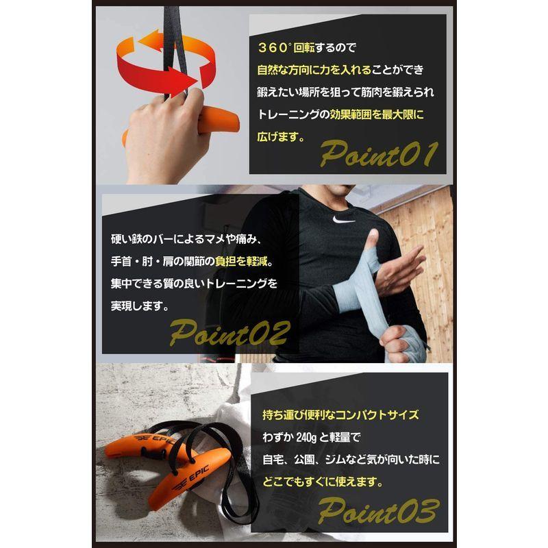 Epic Grips 背中トレーニングの刺激を強める 懸垂 チンニング グリップ 筋トレ ブラック Buzzone 通販 Yahoo ショッピング
