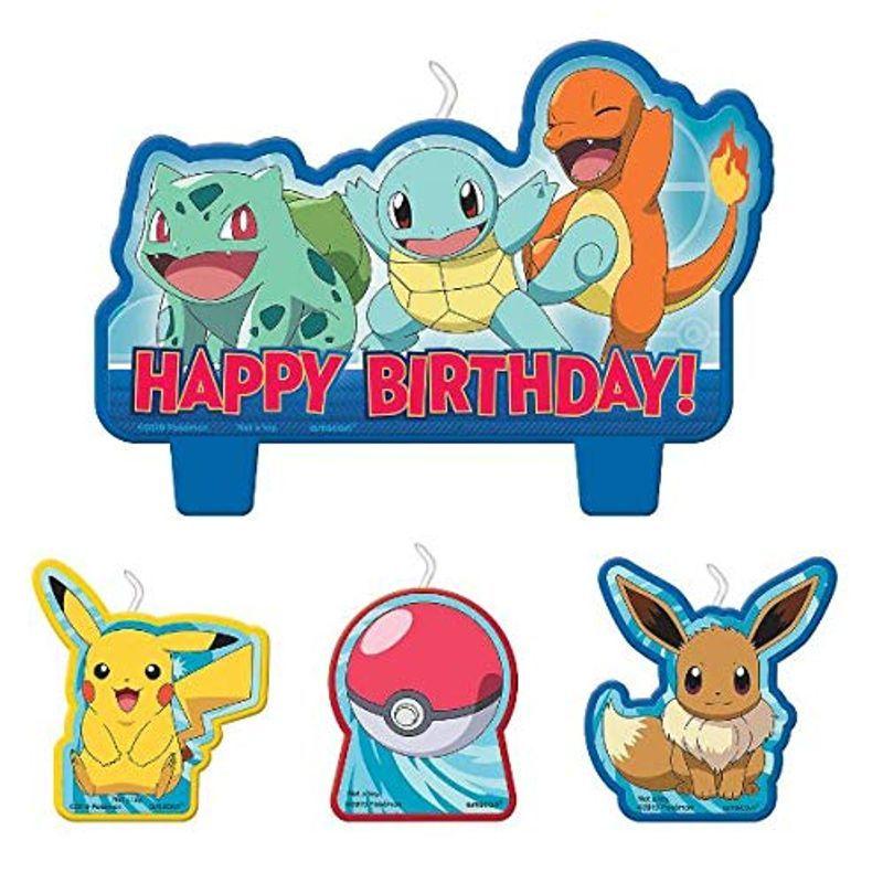 ピカチュウ ポケモン バースデー キャンドル 4本セット ろうそく デコレーション 誕生日 ケーキ プレゼント Pokemon Pikach Buzzone 通販 Yahoo ショッピング