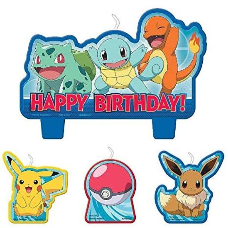 ピカチュウ ポケモン バースデー キャンドル 4本セット ろうそく デコレーション 誕生日 ケーキ プレゼント Pokemon Pikach Buzzone 通販 Yahoo ショッピング
