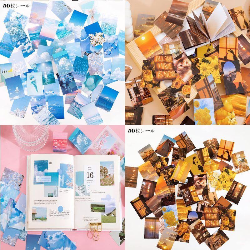 シール コラージュ 素材 フレークシール かわいい 大量 0枚セット デザインペーパ 和紙 韓国 シール 風景 お洒落 手帳 アルバム Buzzone 通販 Yahoo ショッピング