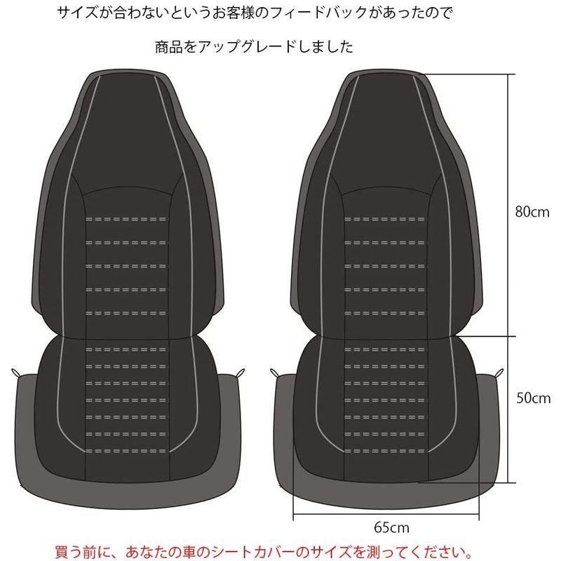 汎用性 軽自動車 普通車 カーシートカバー 合成皮革 5席タイプ ブラック Www Elsahariano Com