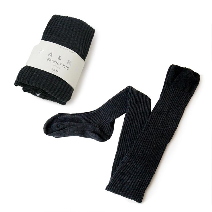 FALKE ファルケ リブタイツ FAMILY RIB TIGHTS 48490 WOMEN レディース 女性 コットンリブタイツ 綿 コットン |  | 02