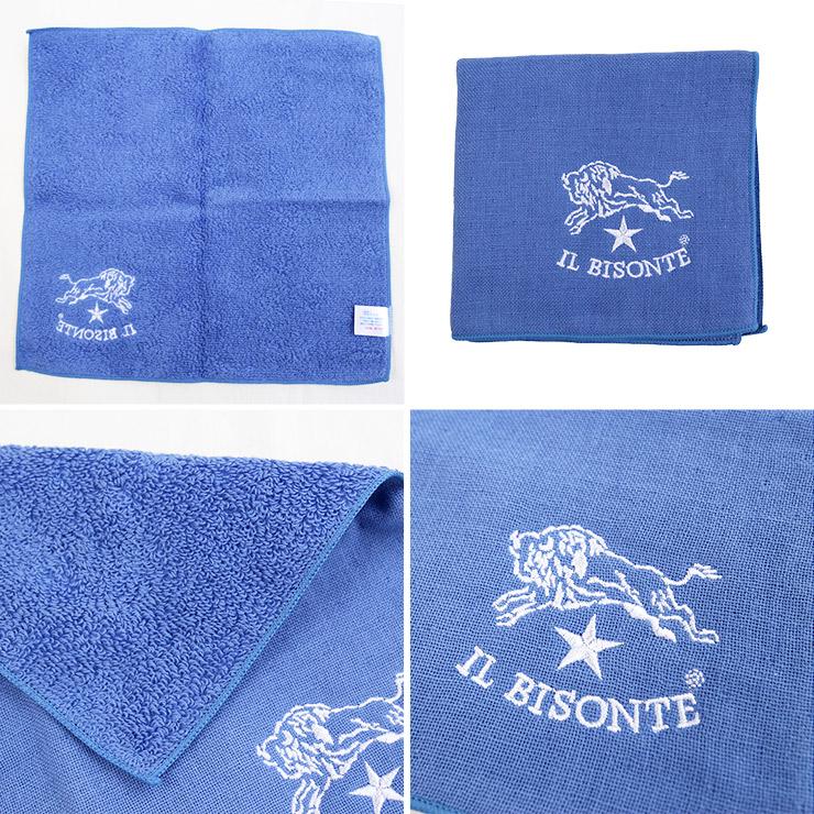 ILBISONTE イルビゾンテ　タオルハンカチ 54242　ミニタオル ハンカチ 今治タオル イエロー ブルー 25×25 |  | 03