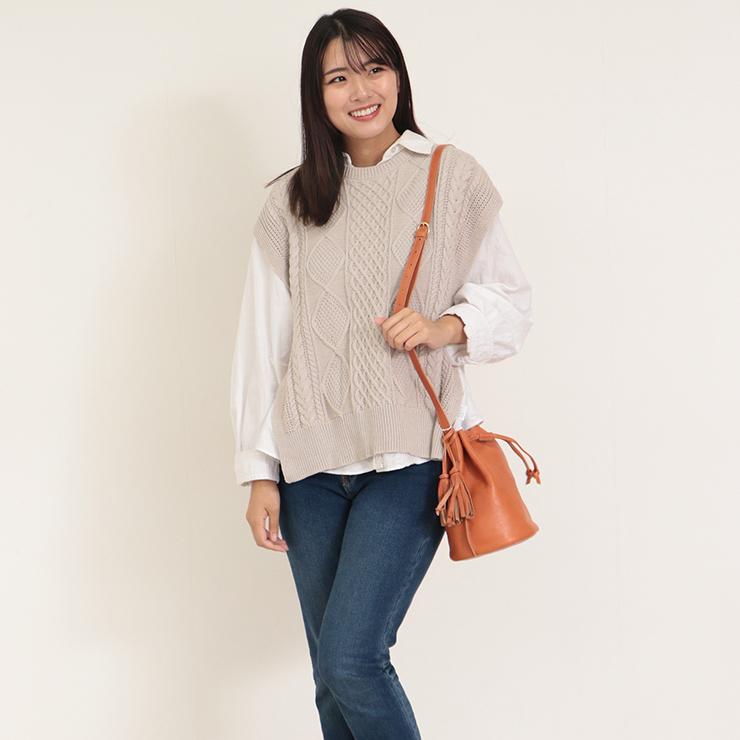 イルビゾンテ il bisonte(イルビゾンテ) ドローストリング ショルダー A2601 BBU006 PV001 | IL BISONTE | 03