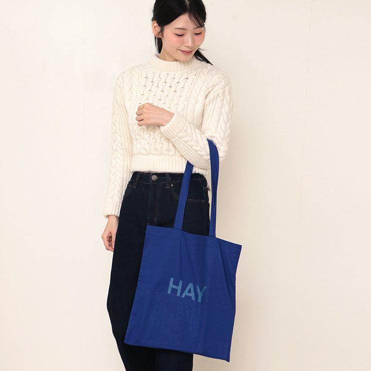 HAY ヘイ トートバッグ ad569 コットンバッグ 折りたたみ 可能 軽い A4トートバック 肩掛け  持ち手 大きい 通勤 通学 北欧 綿100％ |  | 08
