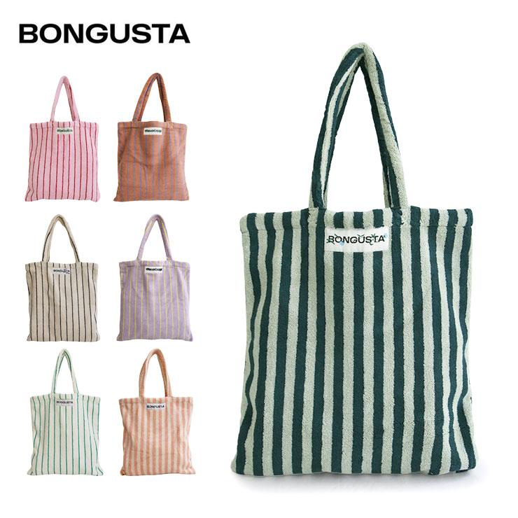 BONGUSTA ボングスタ Naram Totebag トートバッグ BON01 NARAM TOTEBAG ナラム レディース ストライプ コットン | 