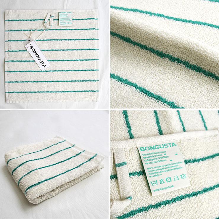 BONGUSTA【ボングスタ】NARAM WASH CLOTH ハンドタオル BON99 NARAM WASH CLOTH ナラム ウォッシュ クロス レディース ストライプ |  | 13