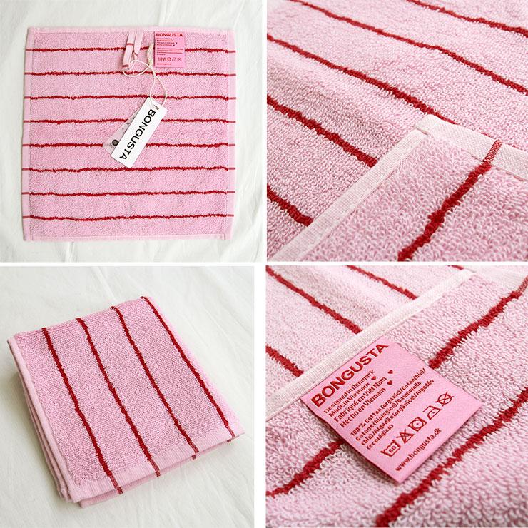 BONGUSTA【ボングスタ】NARAM WASH CLOTH ハンドタオル BON99 NARAM WASH CLOTH ナラム ウォッシュ クロス レディース ストライプ |  | 03