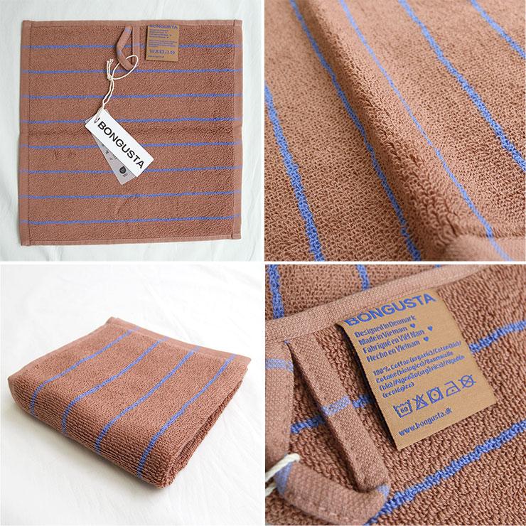 BONGUSTA【ボングスタ】NARAM WASH CLOTH ハンドタオル BON99 NARAM WASH CLOTH ナラム ウォッシュ クロス レディース ストライプ |  | 05