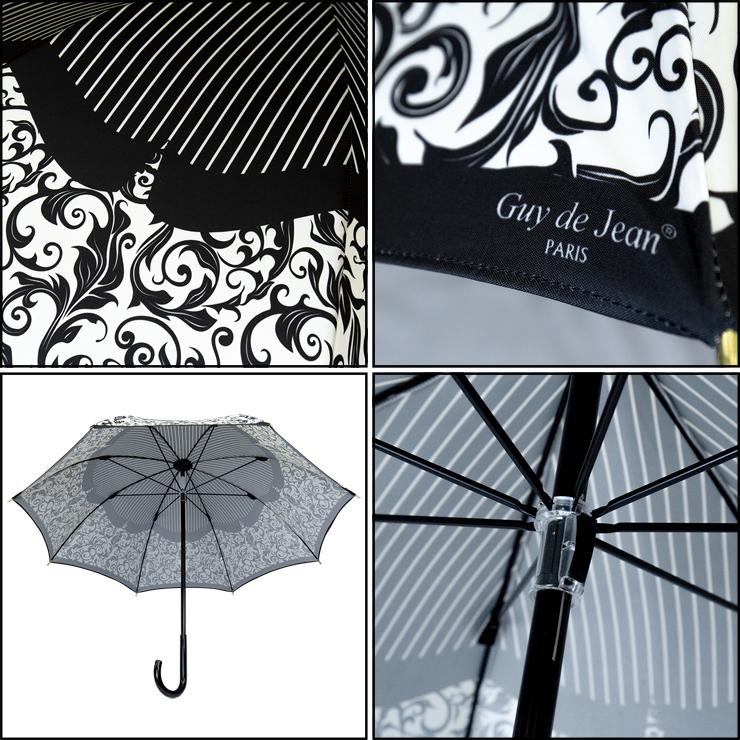 Guy de Jean ギ・ドゥ・ジャン 長傘 brocart ギ・ド・ジャン 傘 カサ かさ 日傘 雨傘 兼用 レディース ブランド 長傘 高級 おしゃれ かわいい 女性 |  | 03
