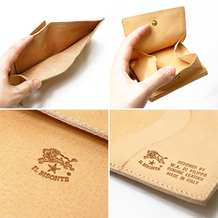 イルビゾンテ 財布  il bisonte イルビゾンテ 二つ折り財布 C0455 レディース 本革 小銭入れ付き ブランド ミニ財布 おしゃれ かわいい 大人 小さい 小さめ mini | IL BISONTE | 04