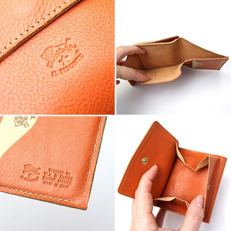 イルビゾンテ 財布  il bisonte イルビゾンテ 二つ折り財布 C0455 レディース 本革 小銭入れ付き ブランド ミニ財布 おしゃれ かわいい 大人 小さい 小さめ mini | IL BISONTE | 06