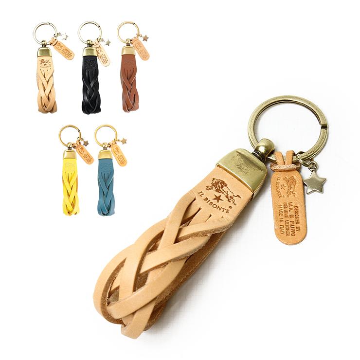 イルビゾンテ キーホルダー il bisonte c0924 鍵 本革 レザー キーケース ブランド ヌメ 可愛い おしゃれ | IL BISONTE