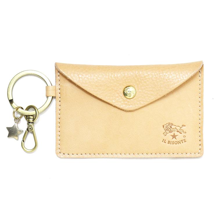 イルビゾンテ il bisonte キーリング付き カードケース C0928  男女兼用 レディース メンズ　おしゃれ ブランド 本革 革 大人 かわいい SKH042 | IL BISONTE | 04