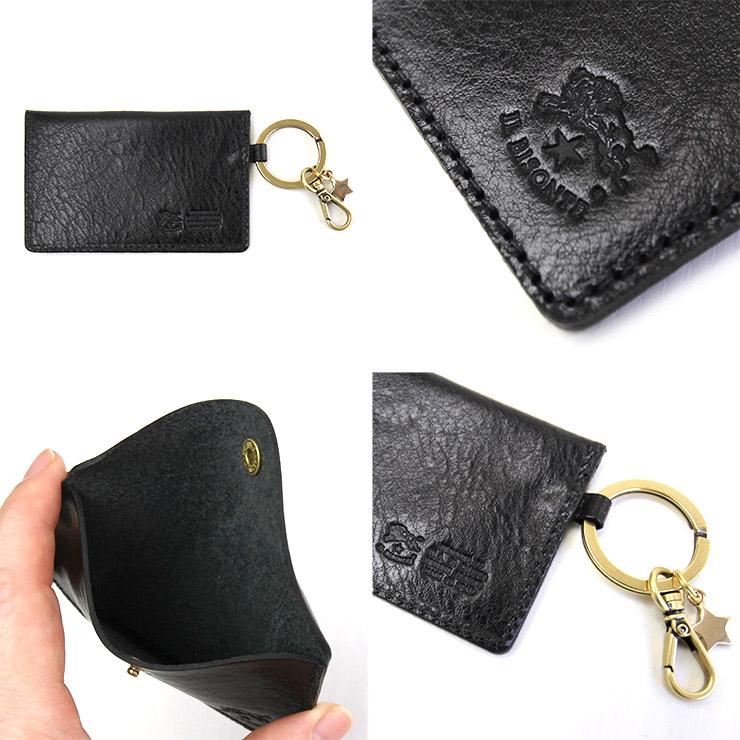 イルビゾンテ il bisonte キーリング付き カードケース C0928  男女兼用 レディース メンズ　おしゃれ ブランド 本革 革 大人 かわいい SKH042 | IL BISONTE | 04