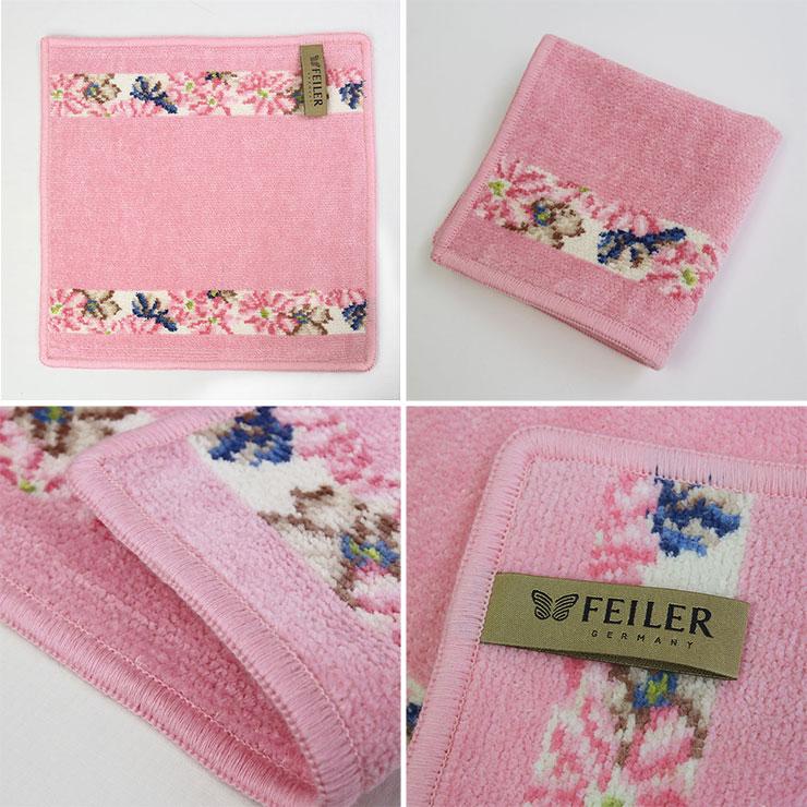 FEILER【フェイラー】ハンドタオル Cosmos-Beige ハンカチ レディース 大人 女性 プレゼント ギフト かわいい おしゃれ タオルハンカチ ハンカチタオル |  | 05