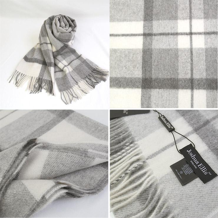 Joshua Ellis（ジョシュアエリス） カシミア 大判 ストール CPG