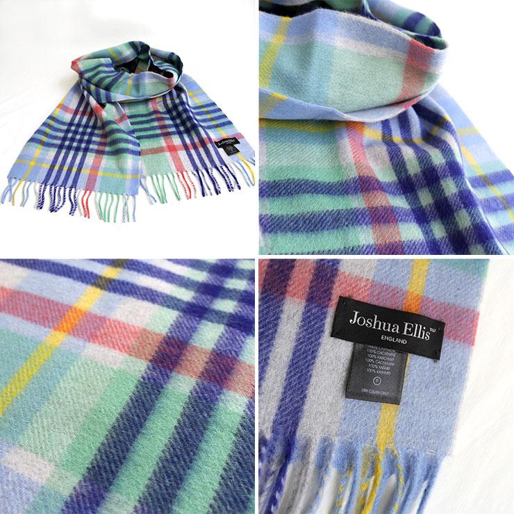 Joshua Ellis ジョシュアエリス カシミアマフラー 25×180 CPG ジョシュアエリス マフラー カシミヤ100% カシミア |  | 10