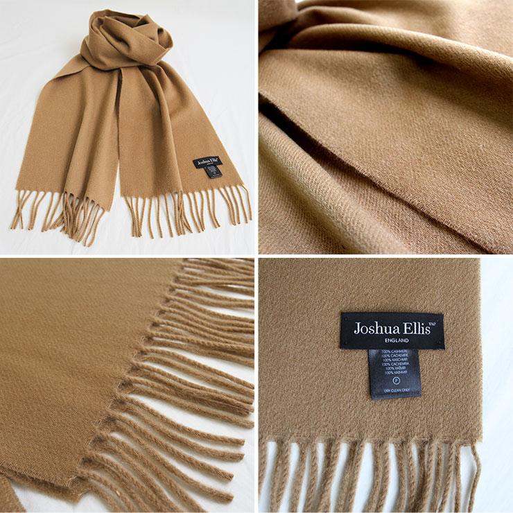 Joshua Ellis ジョシュアエリス カシミアマフラー 25×180 CPG ジョシュアエリス マフラー カシミヤ100% カシミア |  | 13