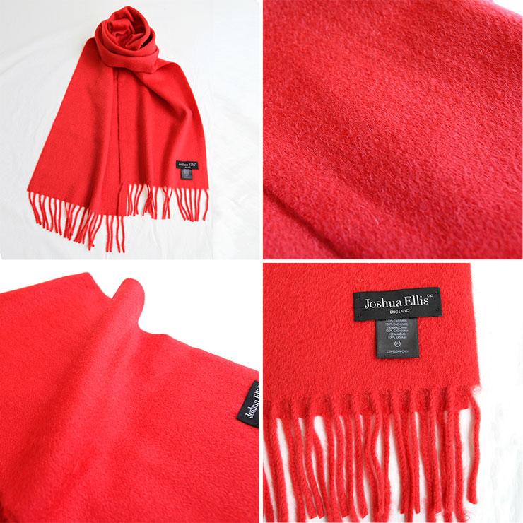 Joshua Ellis ジョシュアエリス カシミアマフラー 25×180 CPG ジョシュアエリス マフラー カシミヤ100% カシミア |  | 14