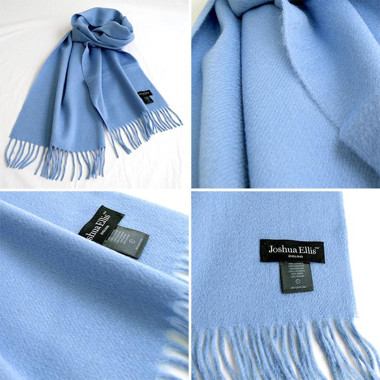 Joshua Ellis ジョシュアエリス カシミアマフラー 25×180 CPG ジョシュアエリス マフラー カシミヤ100% カシミア |  | 15