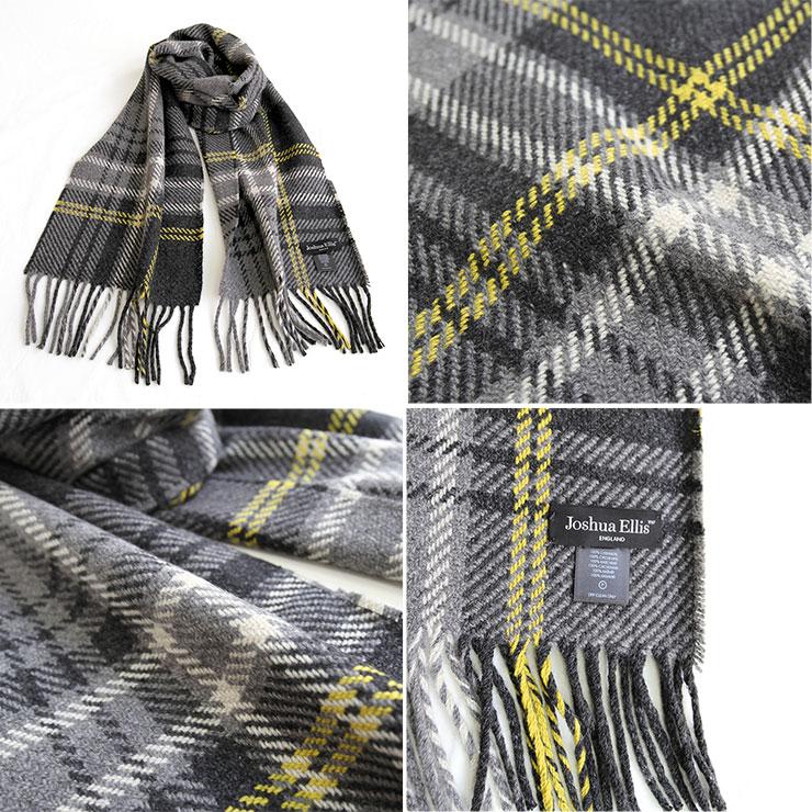 Joshua Ellis ジョシュアエリス カシミアマフラー 25×180 CPG ジョシュアエリス マフラー カシミヤ100% カシミア |  | 16