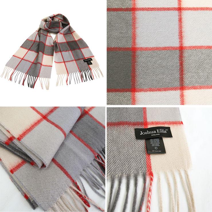 Joshua Ellis ジョシュアエリス カシミアマフラー 25×180 CPG ジョシュアエリス マフラー カシミヤ100% カシミア |  | 06