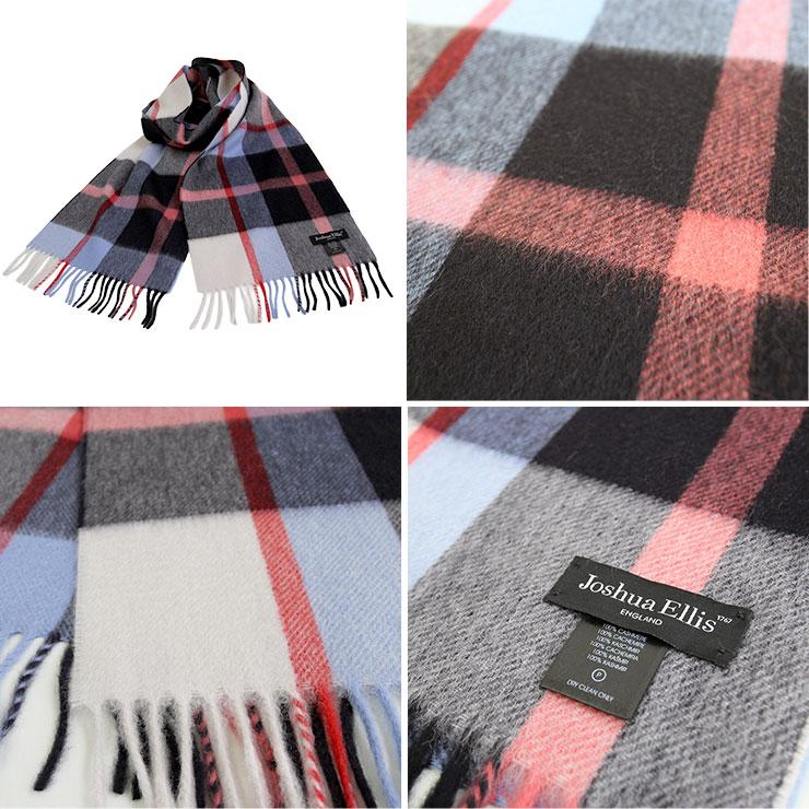 Joshua Ellis ジョシュアエリス カシミアマフラー 25×180 CPG ジョシュアエリス マフラー カシミヤ100% カシミア |  | 07