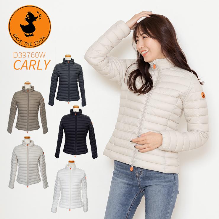 セーブザダック キルティングジャケット レディース SAVE THE DUCK 中綿ジャケット CARLY D39760W カーリー 2023 秋 冬 秋冬 黒 エコダウン おしゃれ ブランド | 