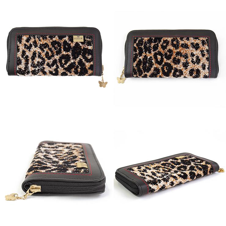 訳あり FEILER フェイラー ラウンドジップ 長財布 D95691 SAFARI シュニール織 フェイラー レディース 財布 ロングウォレット ヒョウ柄 レオパード |  | 03