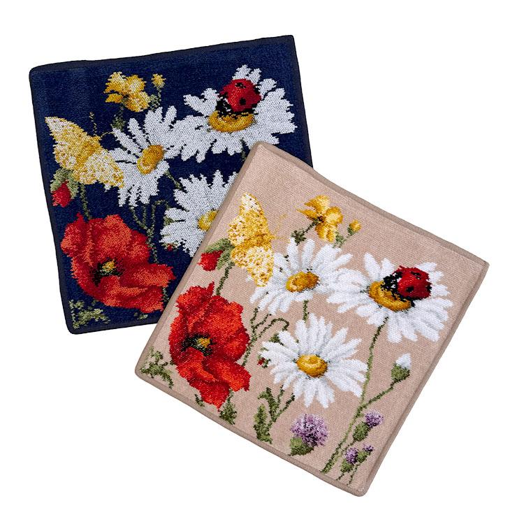 FEILER【フェイラー】ハンドタオル Daisy Field 30cm×30cm | 