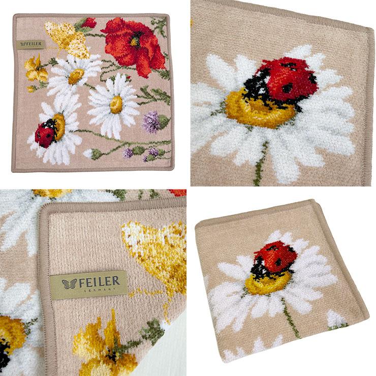 FEILER【フェイラー】ハンドタオル Daisy Field 30cm×30cm |  | 03