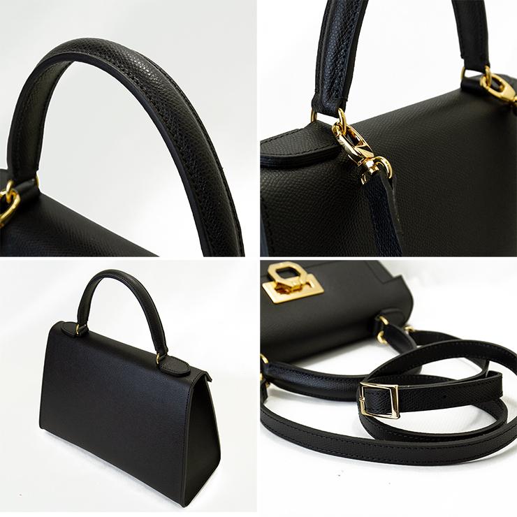 CARBOTTI カルボッティ ハンドバッグ ELENA 243 レディース バッグ ショルダーバッグ ブランド 大人 おしゃれ かわいい 黒 本革 革 タン ベージュ |  | 11