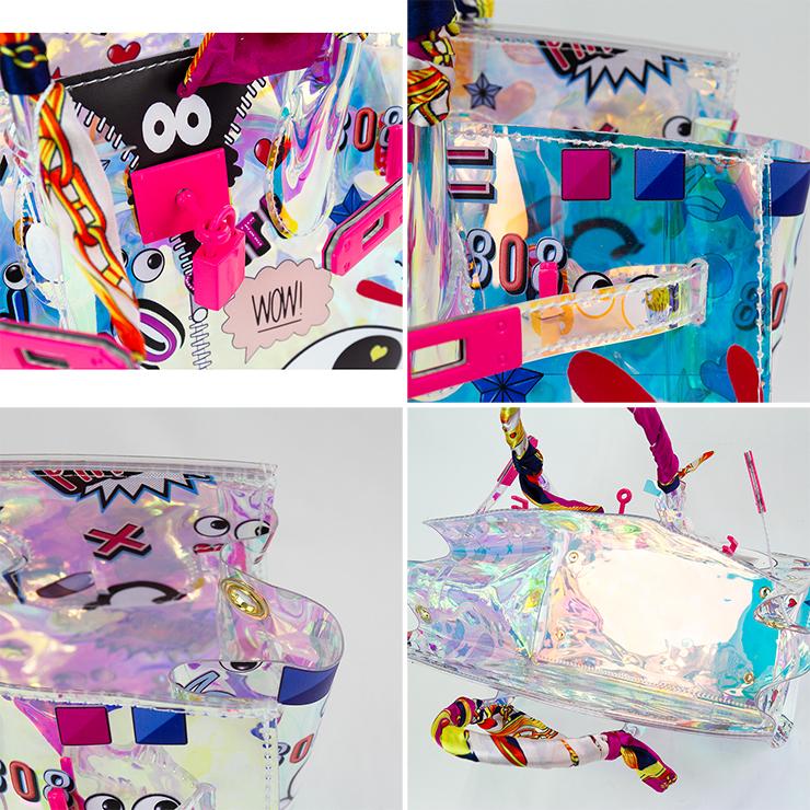 EYE THEME アイテーマ ベルト付きクリア トートバッグ ET1831