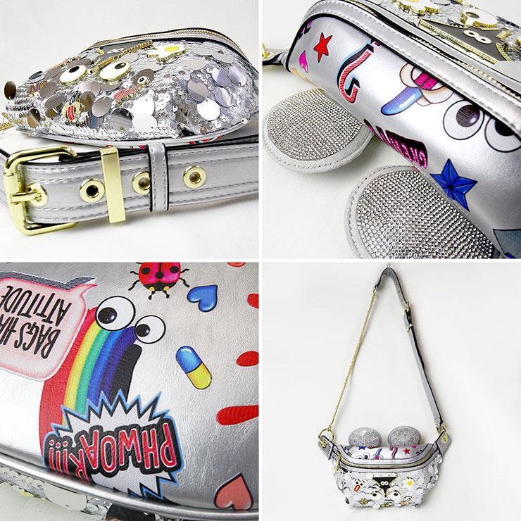 EYE THEME アイテーマ スパンコール ボディバッグ ET2607 レディース バッグ おしゃれ かわいい 大人 個性的 女性 |  | 02