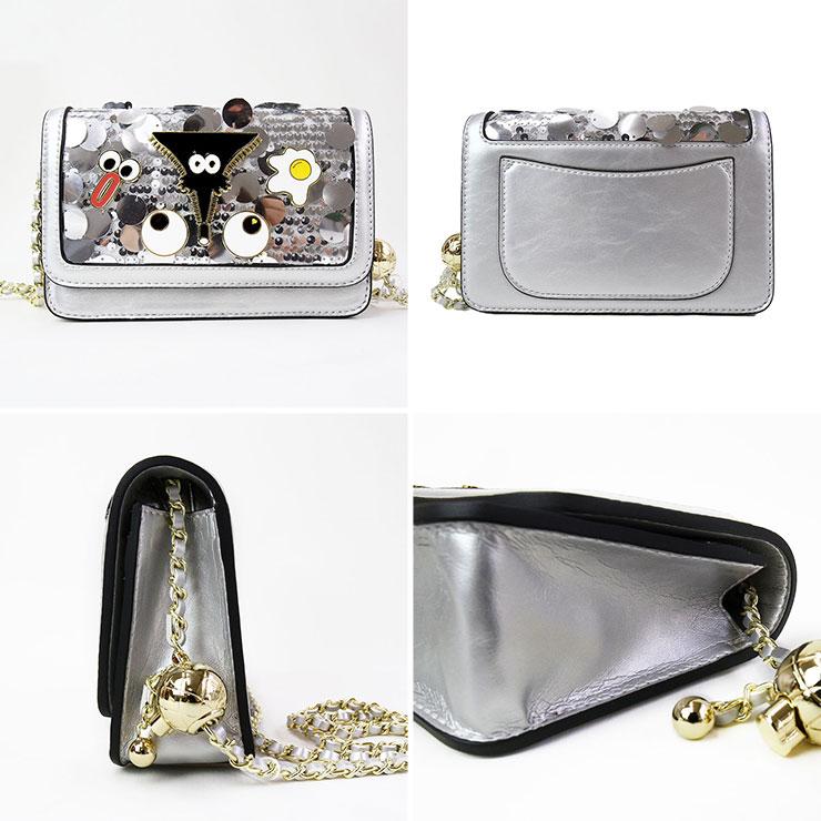 EYE THEME アイテーマ スパンコール ショルダーバッグ ET2670 レディース バッグ おしゃれ かわいい 大人 個性的 女性 |  | 01