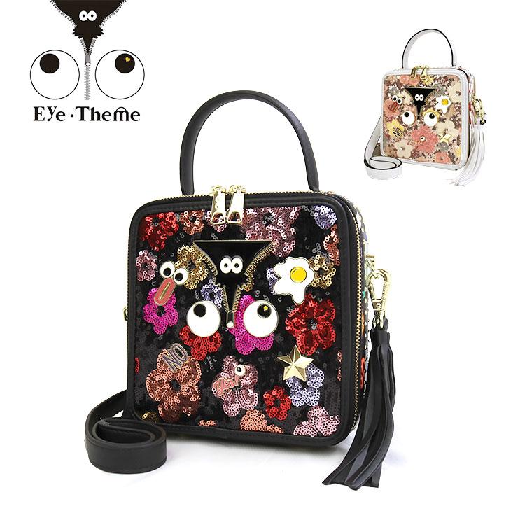 EYE THEME【アイテーマ】スクエア スパンコール 2wayバッグ　ET2799 レディース バッグ ハンドバッグ ショルダーバッグ | 