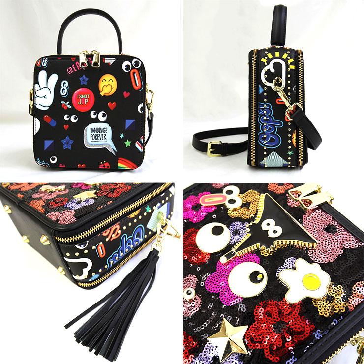 EYE THEME【アイテーマ】スクエア スパンコール 2wayバッグ　ET2799 レディース バッグ ハンドバッグ ショルダーバッグ |  | 03