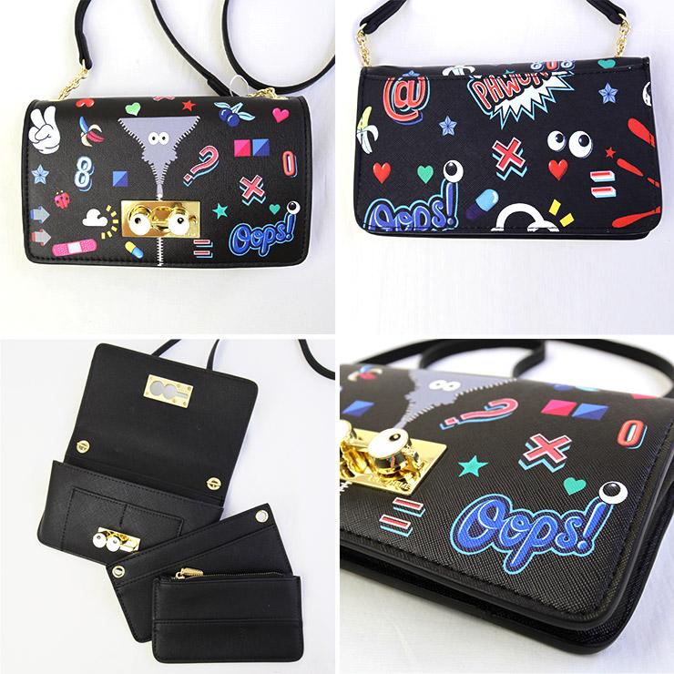 EYE THEME【アイテーマ】セカンドポーチ ショルダーバッグ ET2828 ミニショルダーバッグ 柄 大人 レディースバッグ |  | 03