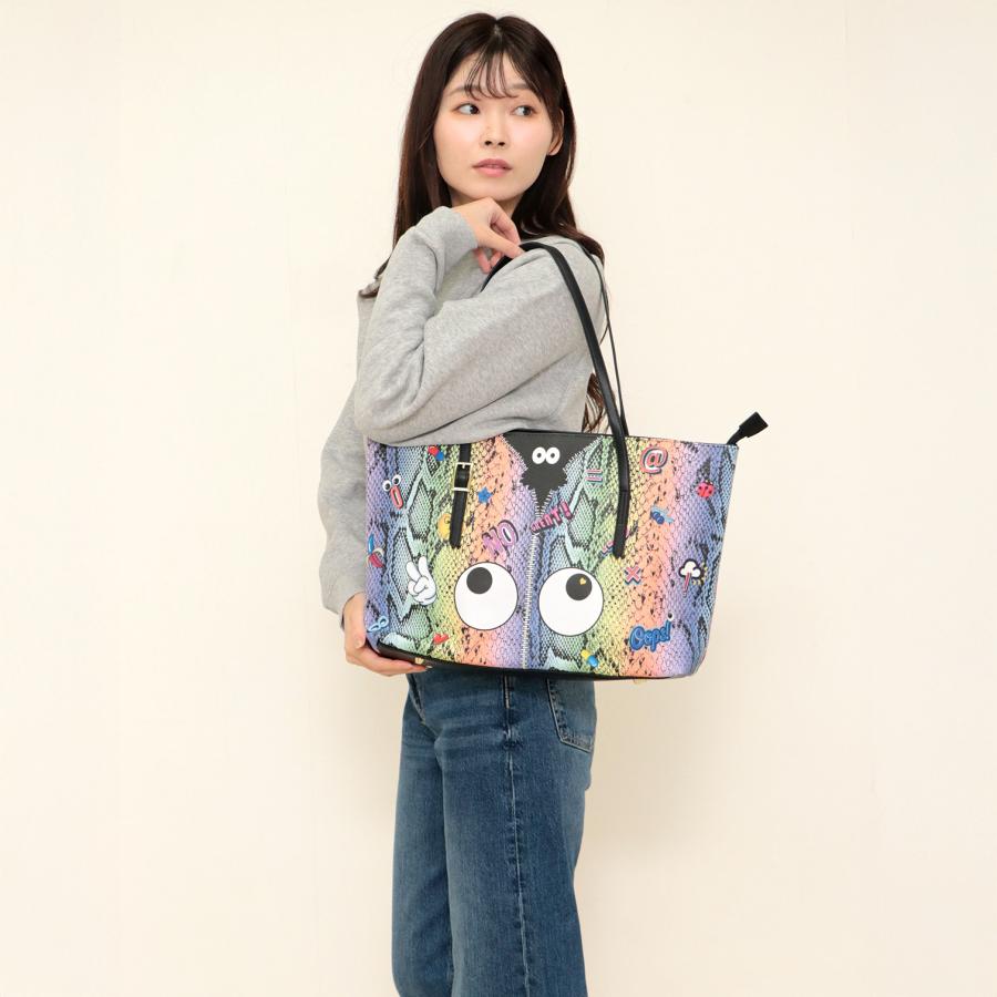 EYE THEME【アイテーマ】スネーク 3点セット トートバッグ ET2851 レディース バッグ トートバッグ プリント ミニ ショルダー ポーチ付き |  | 02