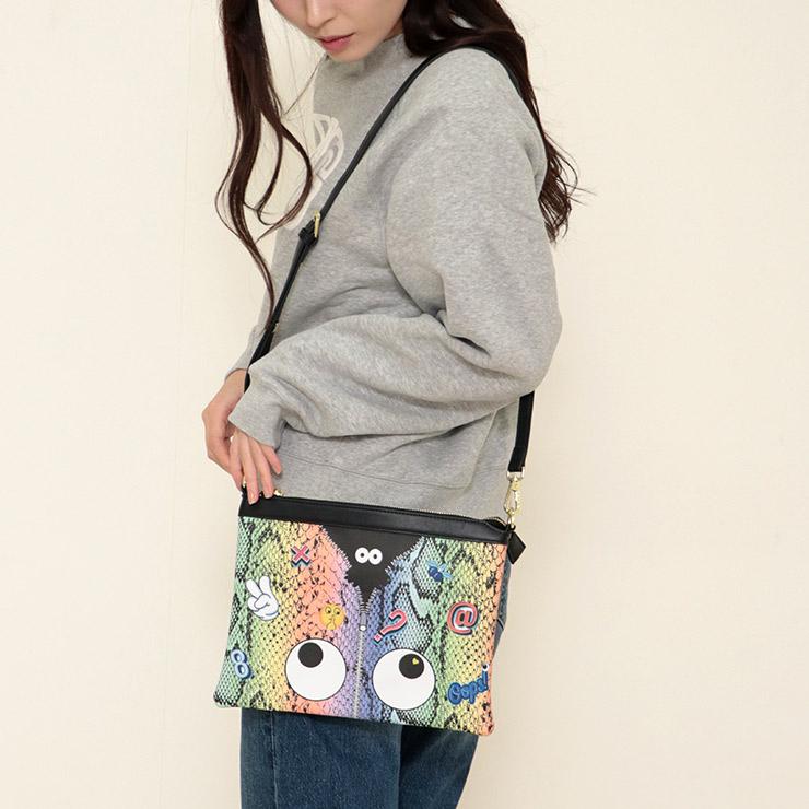 EYE THEME【アイテーマ】スネーク 3点セット トートバッグ ET2851 レディース バッグ トートバッグ プリント ミニ ショルダー ポーチ付き |  | 04