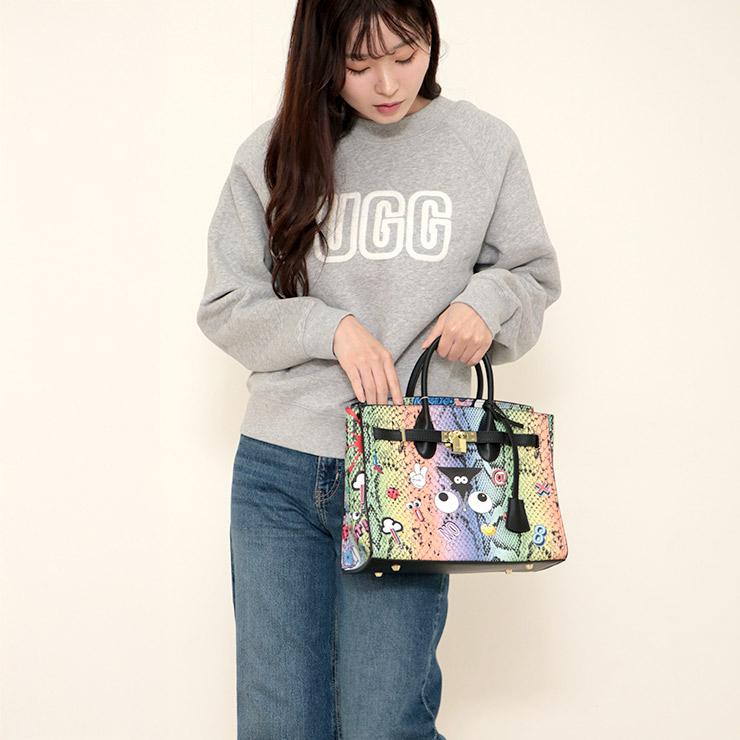 EYE THEME【アイテーマ】ナイロンベルト付き スネーク トートバッグ ET2853 レディース バッグ トートバッグ プリント ミニ ショルダー ポーチ付き バッグ |  | 02