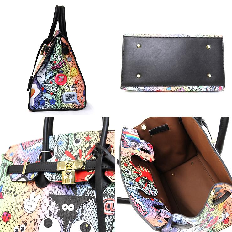 EYE THEME【アイテーマ】ナイロンベルト付き スネーク トートバッグ ET2853 レディース バッグ トートバッグ プリント ミニ ショルダー ポーチ付き バッグ |  | 04