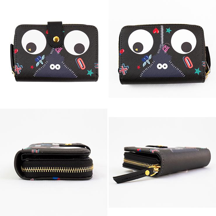 EYE THEME アイテーマ ラウンドジップ 折り財布 eta126 PVC レディース 二つ折り 財布 ラウンドジップ カード収納 ホワイト ブラック |  | 03